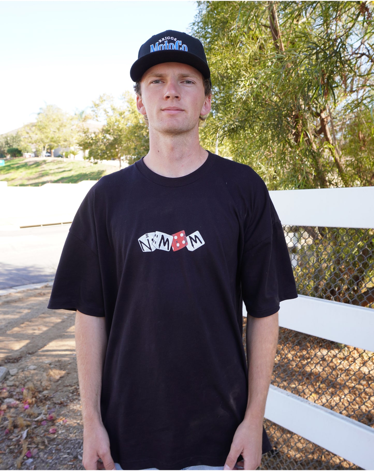Money For Moto - Rolling the Dice Short Sleeve T Shirt - Black