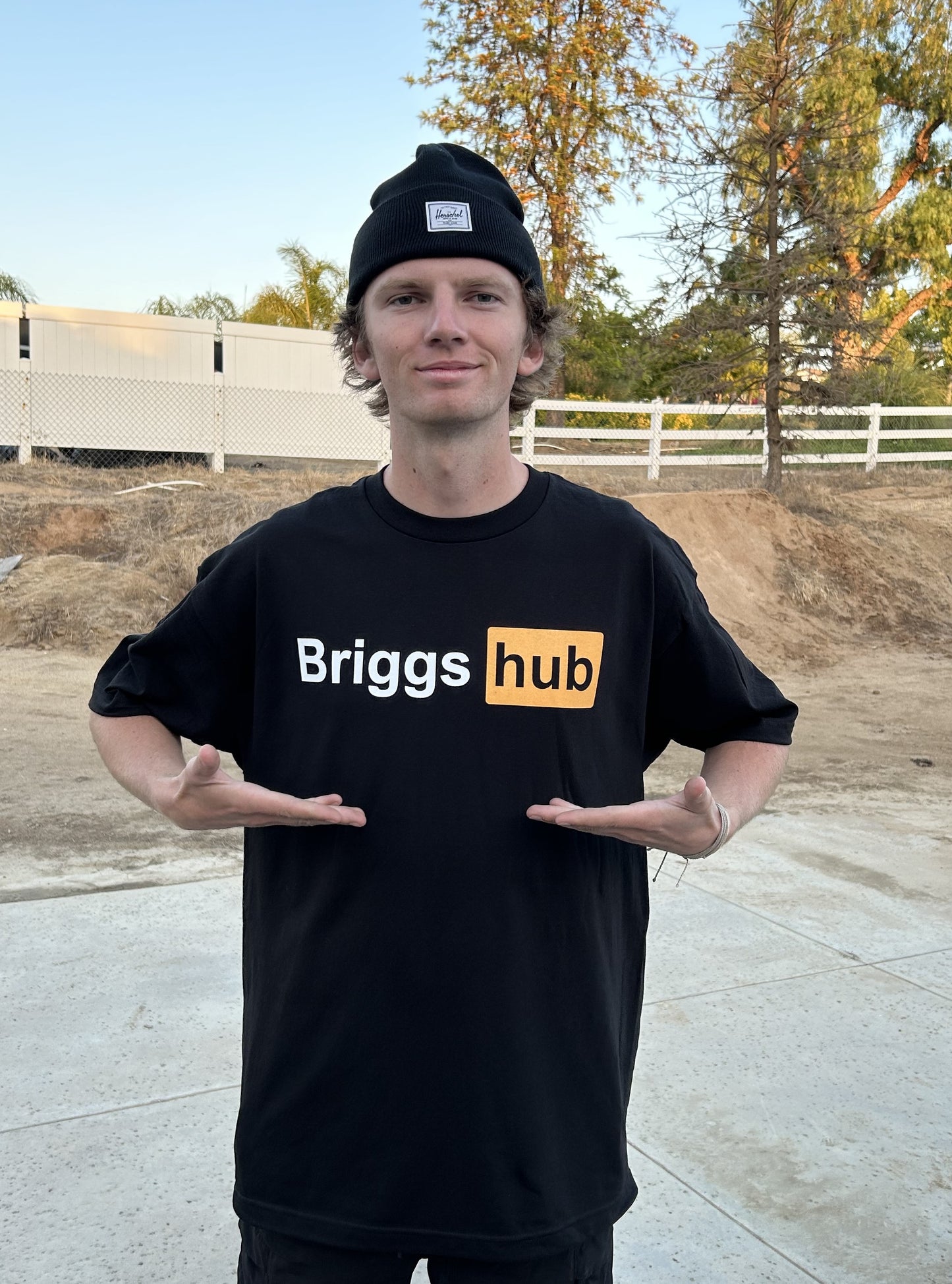 Briggs Hub Short Sleeve T Shirt - Black