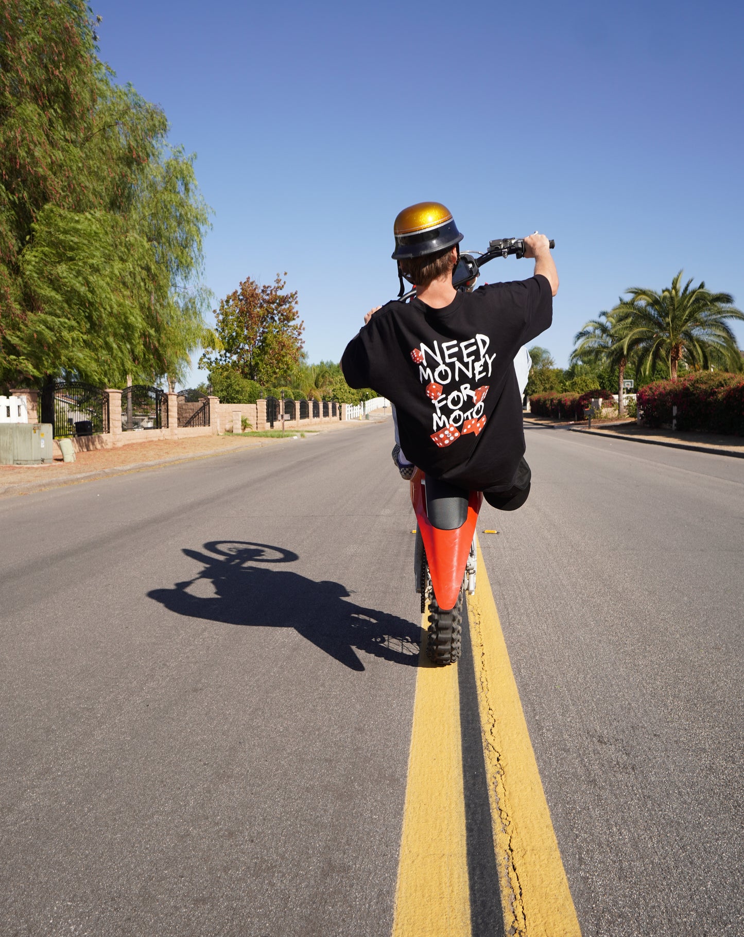 Money For Moto - Rolling the Dice Short Sleeve T Shirt - Black