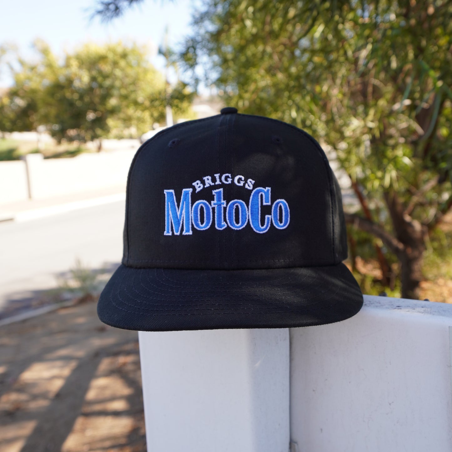 Briggs MotoCo Snapback Baseball Hat - Black