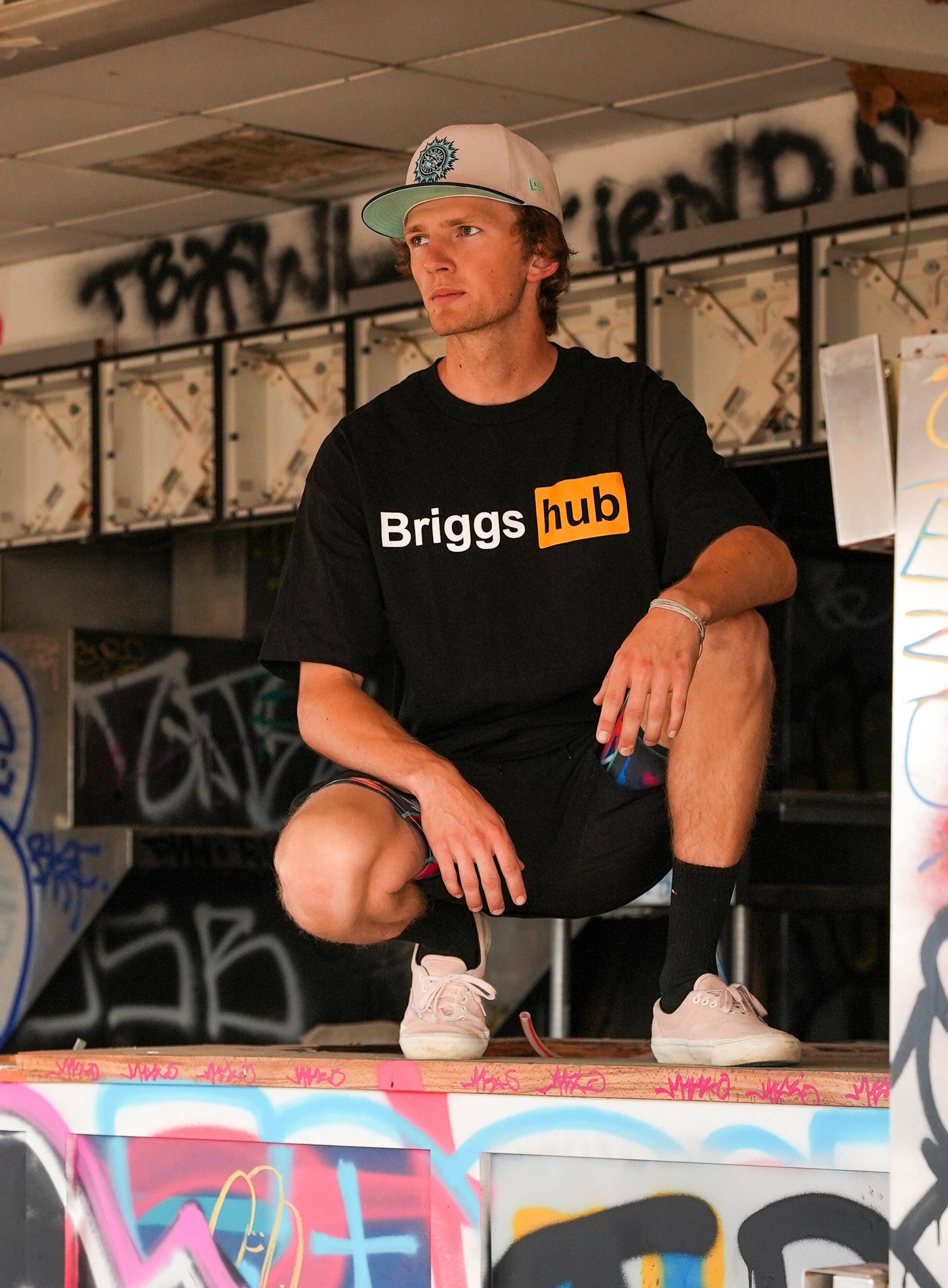 Briggs Hub Short Sleeve T Shirt - Black