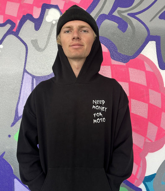 Money For Moto Hoodie - Black