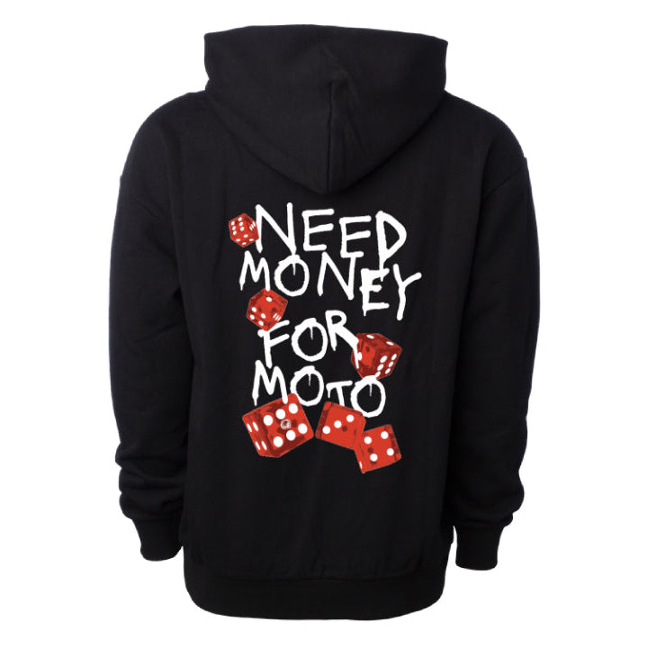 Money For Moto - Rolling the Dice Hoodie - Black