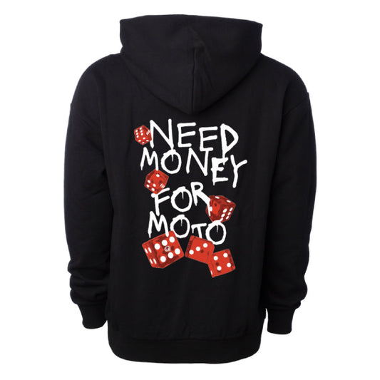 Money For Moto - Rolling the Dice Hoodie - Black