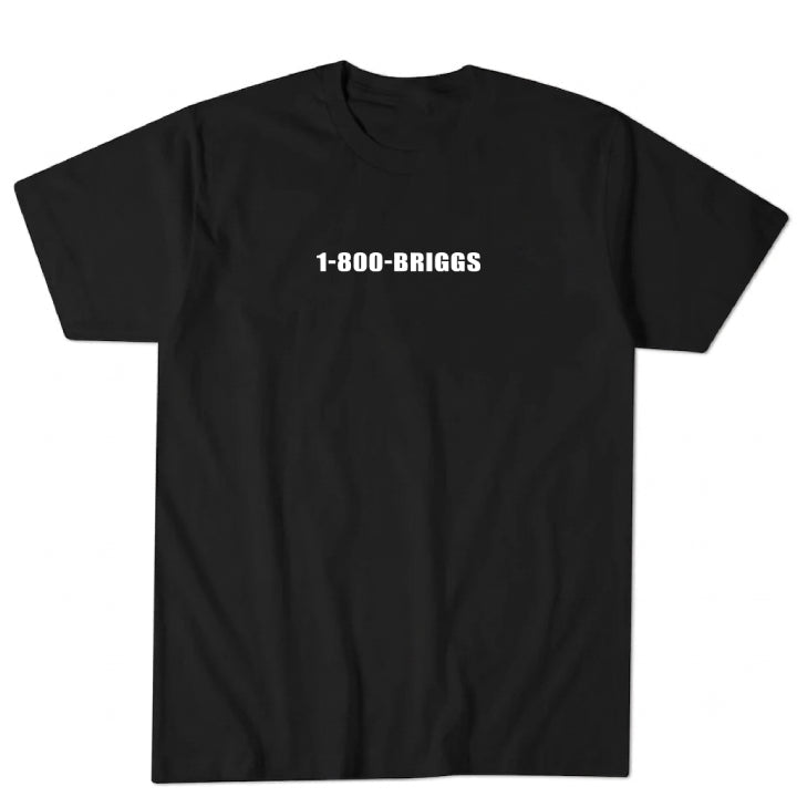 1-800-Briggs Yamaha T Shirt - Black