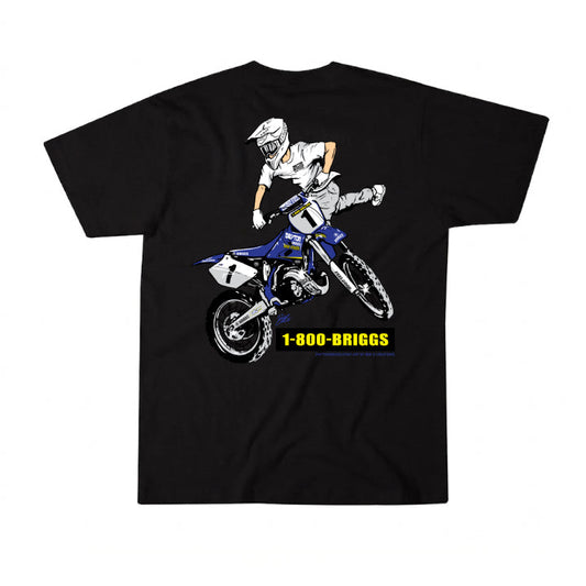 1-800-Briggs Yamaha T Shirt - Black