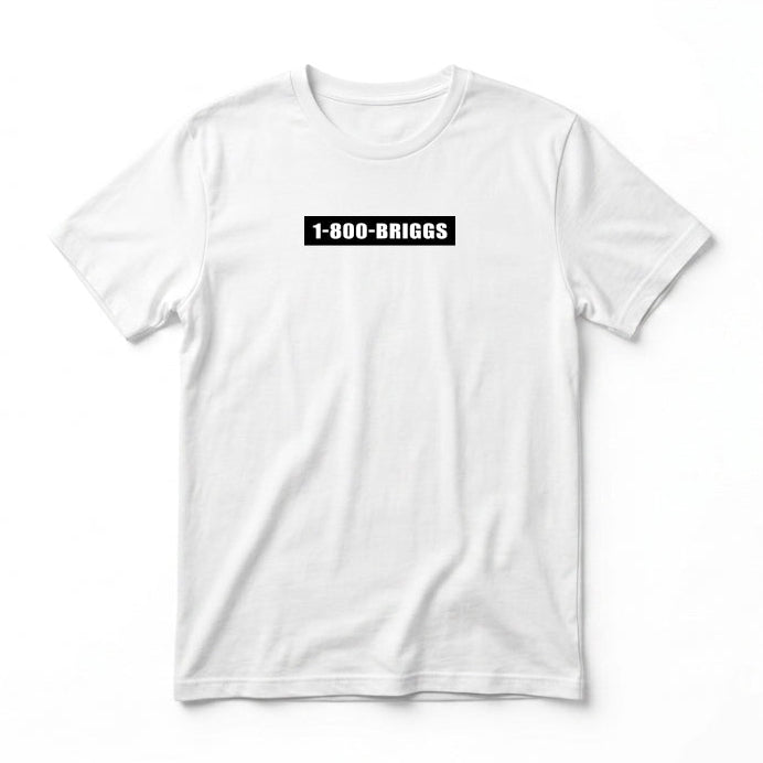 1-800-Briggs Yamaha T Shirt - White
